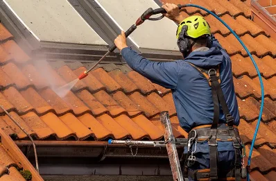 Démoussage et hydrofuge de toiture à Perruel
